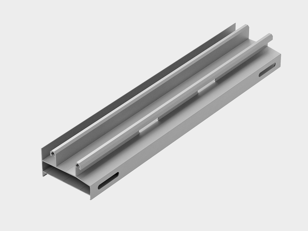 Профиль рамы раздвижки нижний.